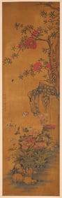 ZHOU ZHIMIAN (ACT. 16TH CENTURY), ATTRIBUTED TO, FLOWERS