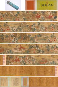 ZHAO MENGFU (1254-1322), ATTRIBUTED TO, COPY OF 'GODDESS OF THE LUO RIVER'