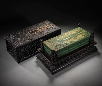 A SET OF JASPER BOOK LEAVES