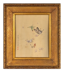 PU RU (1896-1963), ATTRIBUTED TO, BUTTERFLY