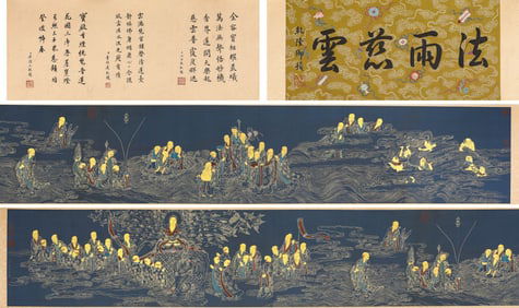 DING GUANPENG (ACT. 18TH CENTURY), ATTRIBUTED TO, WORSHIPING BUDDHA