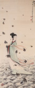 FU BAOSHI (1904-1965), ATTRIBUTED TO, GODDESS OF THE XIANG RIVER
