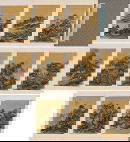 QIAN DU (1763-1844), ATTRIBUTED TO, LANDSCAPE (TEN-LEAF ALBUM)