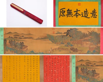 LIU SONGNIAN (ACT. 1190-1230), ATTRIBUTED TO, VISITING FRIEND WITH ZITHER