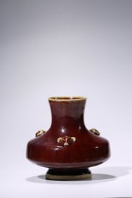 A JUN-TYPE 'EGGPLANT-PURPLE' VASE