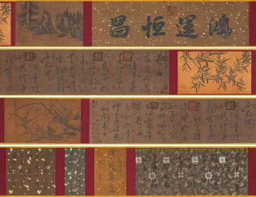 BAI JUYI (772-846), ATTRIBUTED TO, CURSIVE SCRIPT 'NIGHT RAIN'