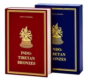 LIMITED NUMBERED EDITION, SCHROEDER, "INDO-TIBETAN BRONZES", 1 VOLUME IN CASE