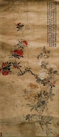 YUN SHOUPING (1633-1690), ATTRIBUTED TO, FLOWERS