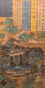 WANG XIZHI (303-361), ATTRIBUTED TO, JADE PALACE AND AZURE TOWERS