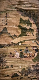 CHEN HONGSHOU (1598-1652), ATTRIBUTED TO, BOATING AT THE RED CLIFF