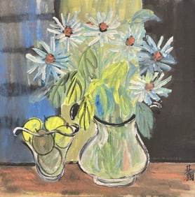 LIN FENGMIAN (1900-1991), ATTRIBUTED TO, FLOWERS