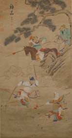 QIAO ZHONGCHANG (ACT. 11TH-12TH C.), ATTRIBUTED TO, FIGURES