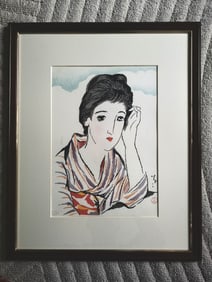 TAKEHISA YUMEJI (1884–1934), "FAIRY TALE", WOODBLOCK PRINT