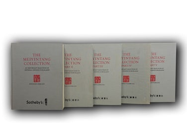 2011-2014 HONG KONG SOTHEBY'S MEIYINTANG COLLECTION CATALOGUE OF CHINESE CERAMICS, COMPLETE SET OF 6