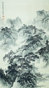 YUAN JIANG (C.1671-1746), ATTRIBUTED TO, LANDSCAPE