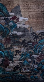 ZHAO BOJU (1120-1182), ATTRIBUTED TO, BLUE-AND-GREEN LANDSCAPE