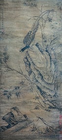 LI YIN (1616-1685), ATTRIBUTED TO, FLOWER AND BIRD