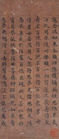 ANONYMOUS, SUTRA FRAGMENT
