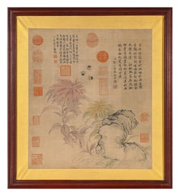 ZOU YIGUI (1686-1772), ATTRIBUTED TO, FLOWERS