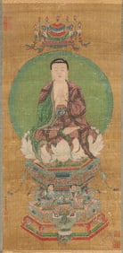 QIU YING (1494-1552), ATTRIBUTED TO, BUDDHA