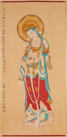 ZHANG DAQIAN (1899-1983), ATTRIBUTED TO, BUDDHA