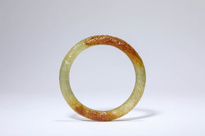 A JADE BANGLE