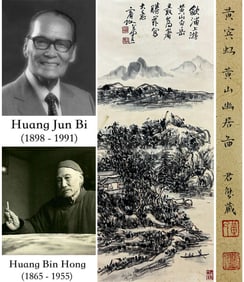 HUANG BINHONG (1865-1955), ATTRIBUTED TO, SECLUDED DWELLING IN HUANGSHAN