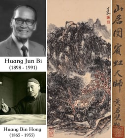 HUANG BINHONG (1865-1955), ATTRIBUTED TO, MOUNTAIN DWELLING