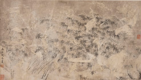 ZHAO KUI (12TH CENTURY), ATTRIBUTED TO, BAMBOO AND ROCK
