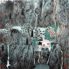 LU YUSHUN (B. 1962), ATTRIBUTED TO, LANDSCAPE