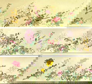 SOONG MAY-LING (1897-2003), ATTRIBUTED TO, FLOWERS