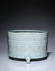 A GE-TYPE GLAZED 'POEM' CENSER