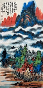 LIU HAISU (1896-1994), ATTRIBUTED TO, LANDSCAPE