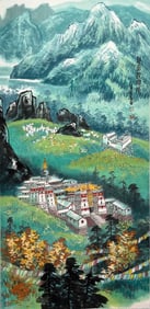 MIAO CHONG'AN (B. 1938), ATTRIBUTED TO, LANDSCAPE