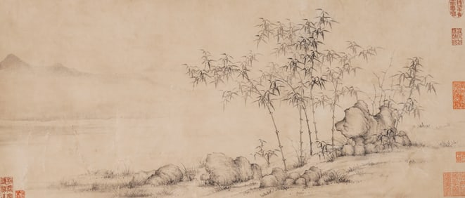 ANONYMOUS, BAMBOO AND ROCK