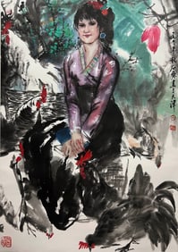 SHI QI (B. 1939), ATTRIBUTED TO, FIGURE