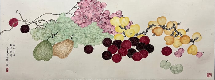 DING FUZHI (1879-1949), ATTRIBUTED TO, FRUITS AND VEGETABLES
