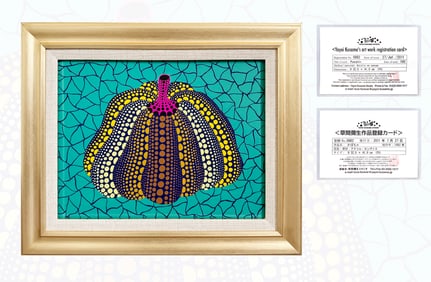 YAYOI KUSAMA (B.1929), ATTRIBUTED TO, ACRYLIC ON CANVAS