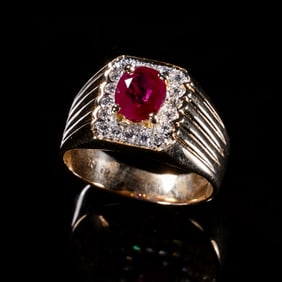 RUBY AND DIAMOND RING