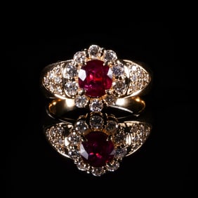 RUBY AND DIAMOND RING