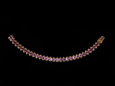 PINK SAPPHIRE BRACELET