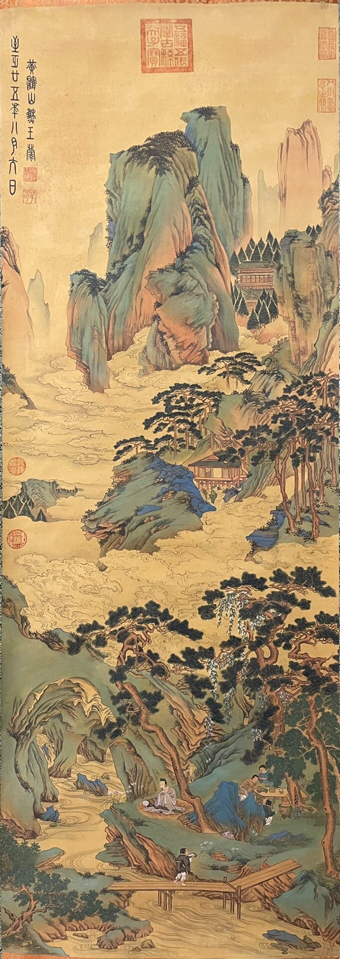 WANG MENG (1308-1385), ATTRIBUTED TO, LANDSCAPE: WANG MENG (1308-1385), ATTRIBUTED TO, LANDSCAPE Dimensions: 145 x 52 cm (57.09 x 20.47 in.). All measurements are approximate.