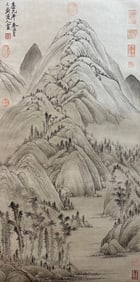 HUANG GONGWANG (1269-1354), ATTRIBUTED TO, VIEWING THE MOUNTAINS