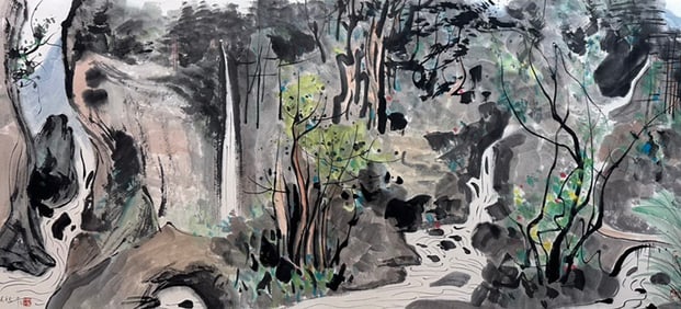 WU GUANZHONG (1919-2010), ATTRIBUTED TO, LANDSCAPE