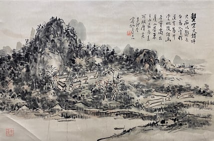 HUANG BINHONG (1865-1955), ATTRIBUTED TO, LANDSCAPE