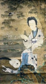 LENG MEI (C.17TH-18TH CENTURY), ATTRIBUTED TO, FIGURE