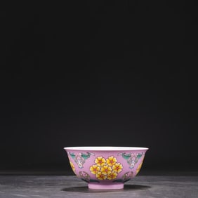 A CLOISONNé ENAMEL 'PLUM BLOSSOM' BOWL