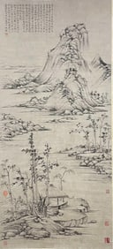 NI ZAN (1301-1374), ATTRIBUTED TO, LAND OF PEACH BLOSSOMS