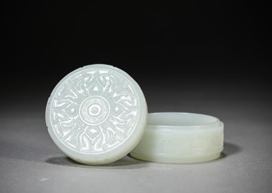 A JADE COVERED BOX