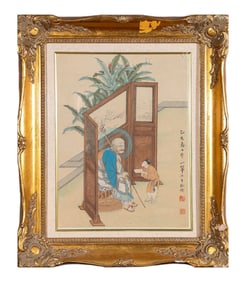 CHEN XIAOCUI (1902-1968), ATTRIBUTED TO, FIGURES